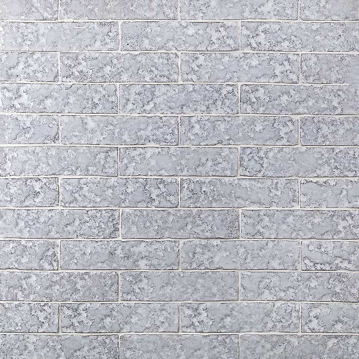 Easton Mesa Polished White 2x8 Clay Tile