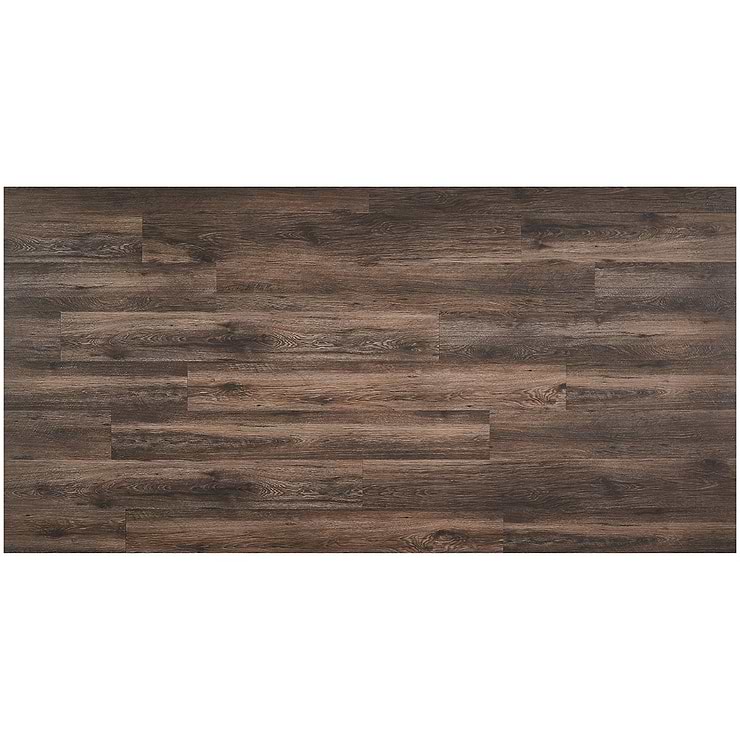 ReNew Lofty Oak Anthracite 12mil Wear Layer Glue Down 6x48 Luxury Vinyl Plank Flooring