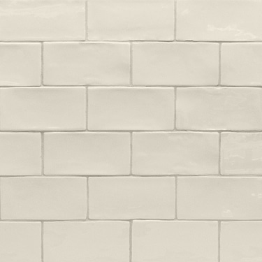 Lancaster Vanilla Cream 3X6 Polished Ceramic Subway Tile