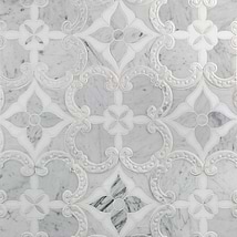 Windsor Polished Marble Waterjet Tile