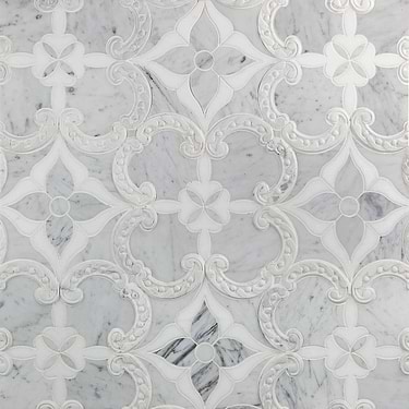 Waterjet Marble Tile for Backsplash,Kitchen Wall,Bathroom Wall,Shower Wall,Outdoor Wall