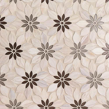 Wildflower Pale Oak Marble Tile  - Sample