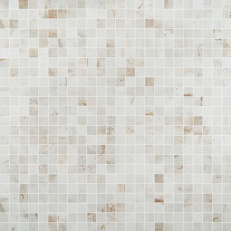 Angela Harris Flatiron White 2x2 Matte Porcelain Mosaic