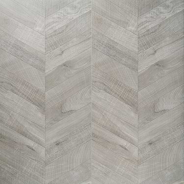 Kenridge Chevron Gray 24x48 Matte Porcelain Wood Look Tile  - Sample