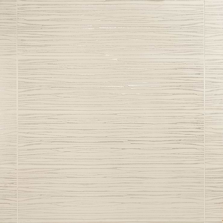 Halo Rivulet Pearl Beige 11x40 Textured Ceramic Tile; in Beige  Ceramic ; for Backsplash, Kitchen Wall, Wall Tile, Bathroom Wall, Shower Wall, Outdoor Wall; in Style Ideas Beach, Mid Century
