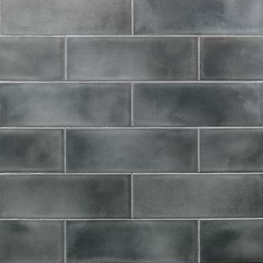Diesel Camp Smoke Gray 4x12 Glazed Ceramic Subway Tile - Sample