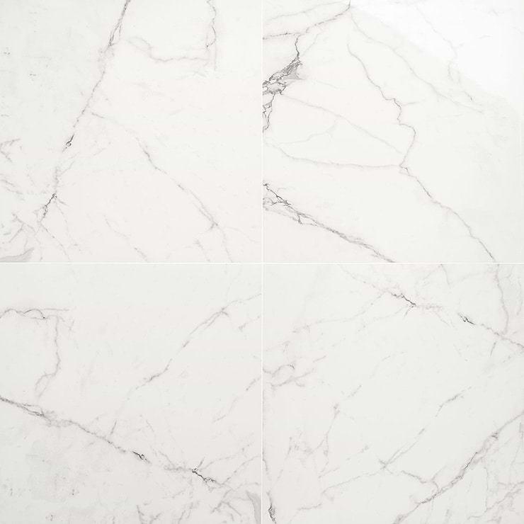 DreamStone Statuario Venato 24x24 Polished Porcelain Tile