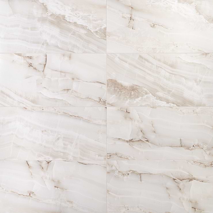 Marble Look Porcelain Tile for Backsplash