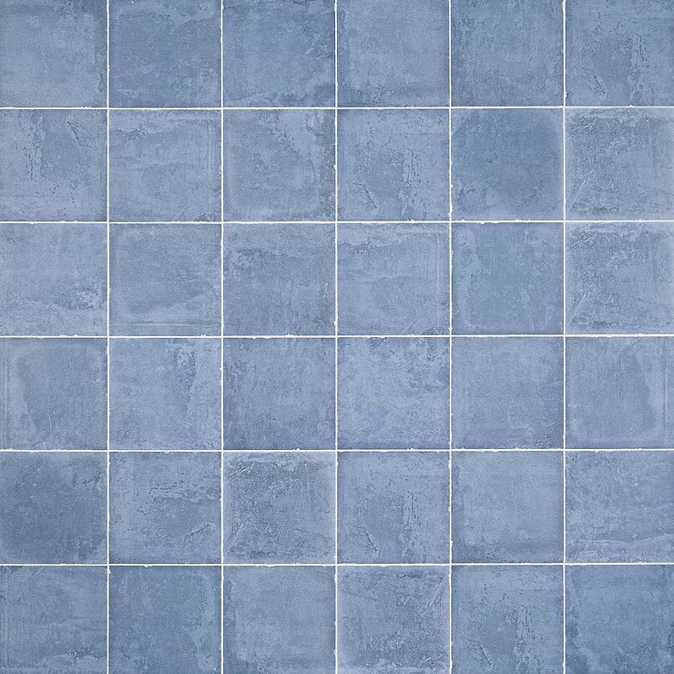 Alesso Indigo Blue 8x8 Matte Porcelain Tile