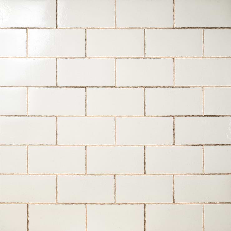 Jamesport White 6"x12" Glazed Porcelain Subway Tile