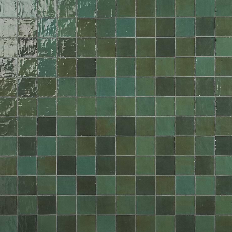 Portmore Green 4x4 Glazed Ceramic Wall Tile