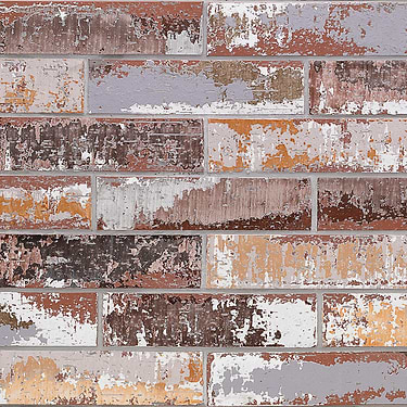 Urban Brick Industrial Mix Clay Brick Red 3x10 Subway Wall Tile  - Sample
