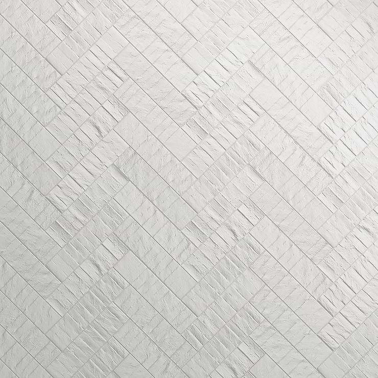 Rework Plaster White 3x12 Matte Porcelain Tile