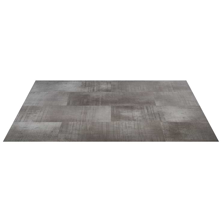 Ristretto LVT Dark Gray 12x24 Fabric Look Rigid Core Click Luxury Vinyl Tile 