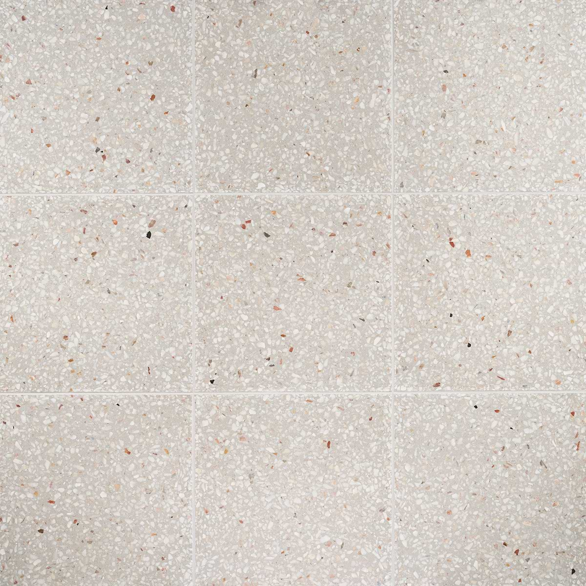 True Terrazzo Dove 16x16 Polished Tile | Tilebar.com