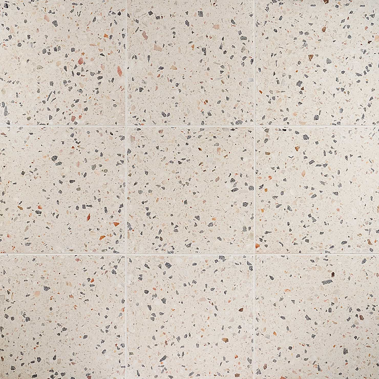 True Terrazzo Sonora Beige 16x16 Polished Terrazzo Tile