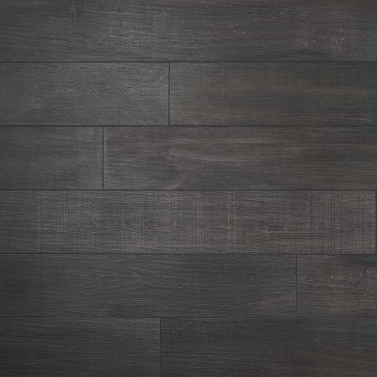 Kenridge Black 8x48 Matte Porcelain Wood Look Tile