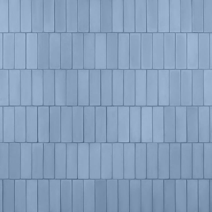 Color One Moon Blue 2x8 Matte Cement Tile