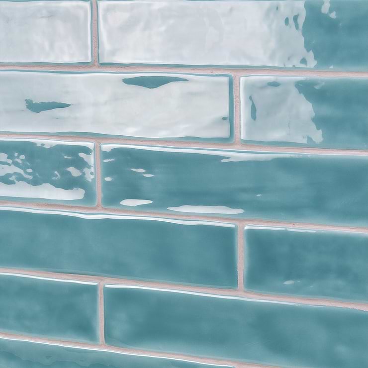 Seaport Aquamarine 2x10 Polished Ceramic Tile
