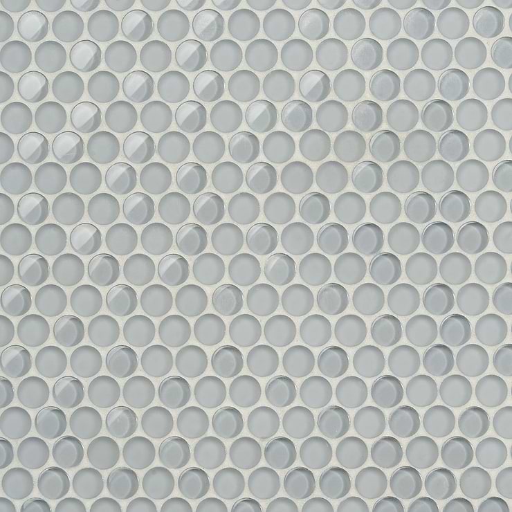 Loft Aspen Aura 3/4" Penny Round Glass Tile