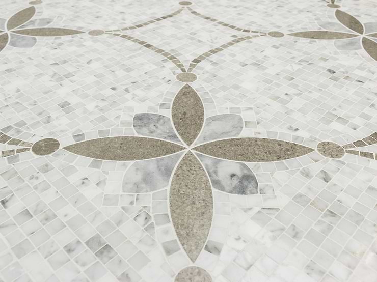 Botanical Sparrow Marble Tile 