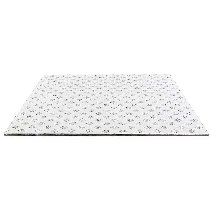 Cleopatra Diamond Truffle White Terrazzo and Bianco White Marble Polished Mosaic Tile