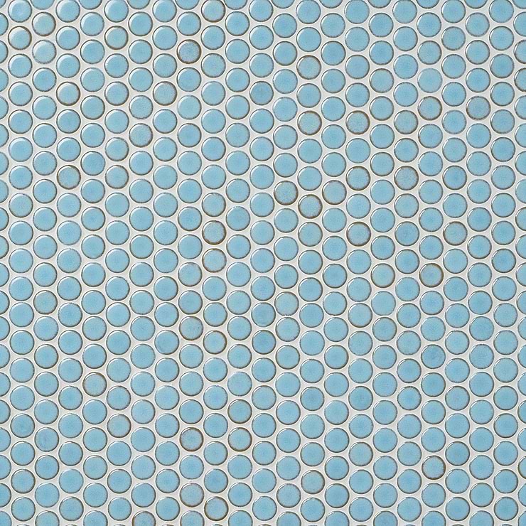 Nirvana Bliss Rimmed 1" Circles Porcelain Mosaic