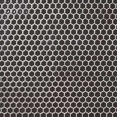 Eden Rimmed Pavement Hexagon Polished Ceramic Tile