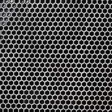 Eden 2.0 Black 1" Hexagon Polished Porcelain Mosaic