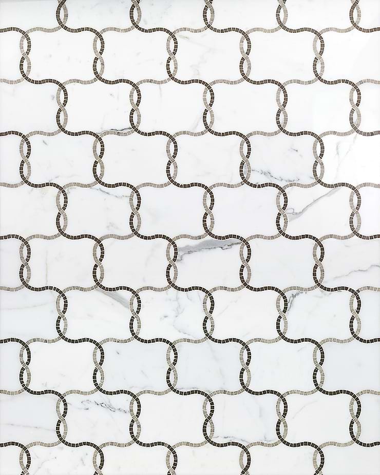 Catena Gray Polished Marble Tile