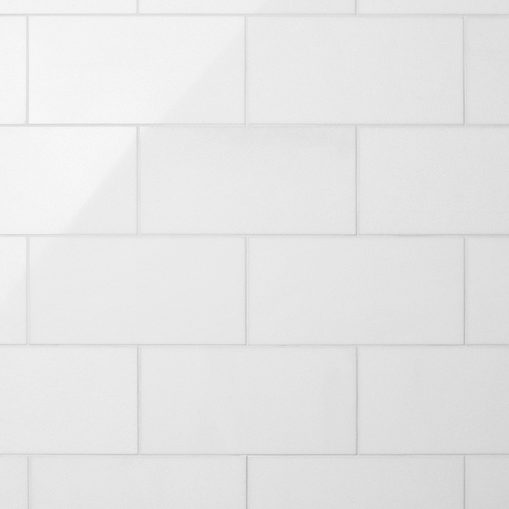 White Thassos 6x12 Polished Marble Tile