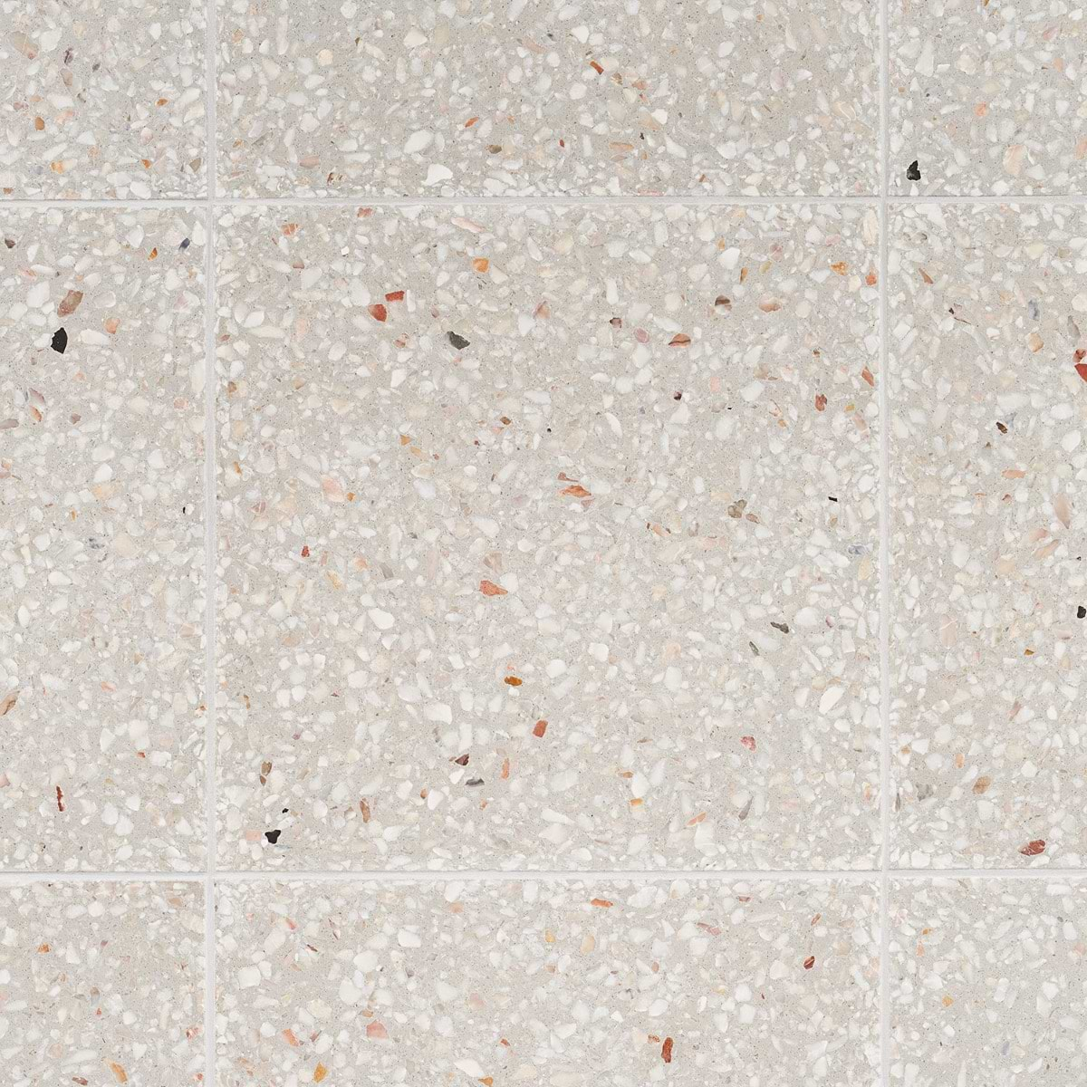 True Terrazzo Dove 16x16 Polished Tile | Tilebar.com