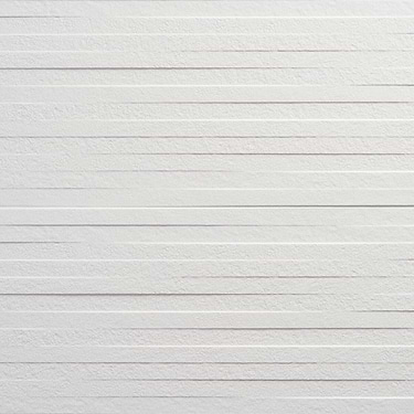 Reverb Multilevel White 12x36 3D Matte Ceramic Tile  - Sample