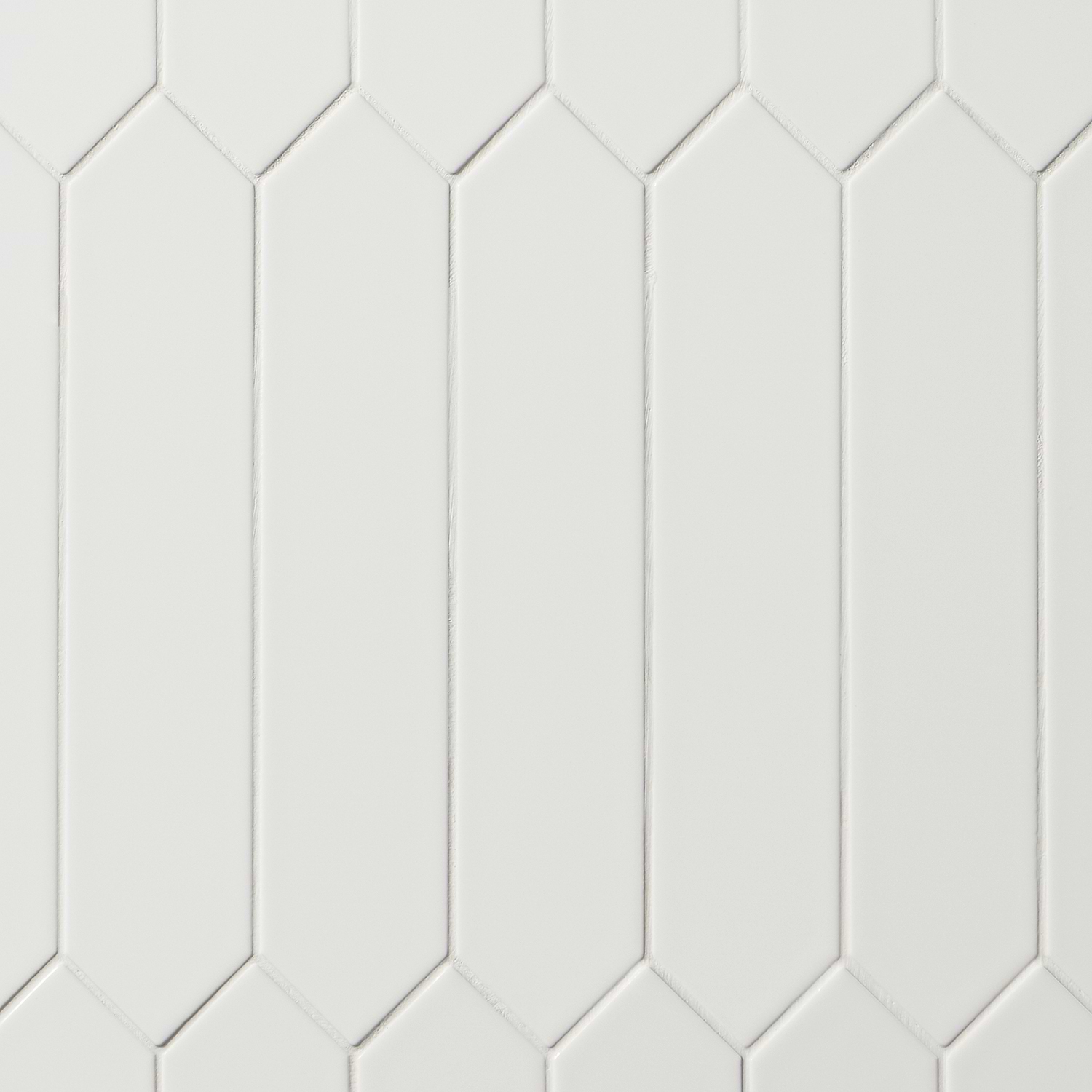 Kent White 2.6 x 13 Polished Ceramic Tile