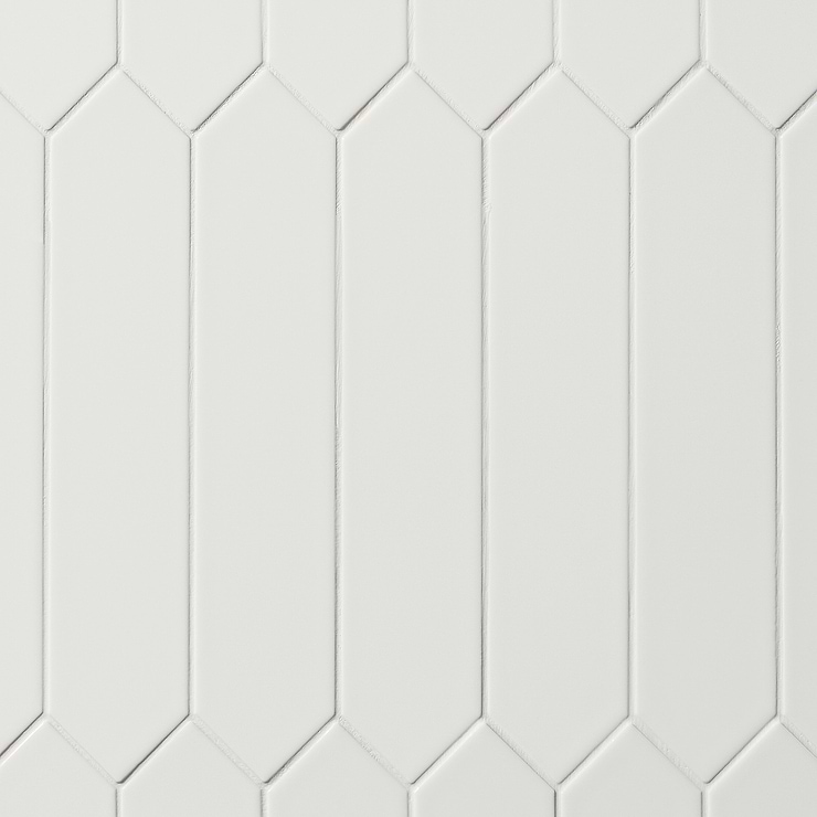 Kent White 2.6 x 13 Polished Ceramic Tile 