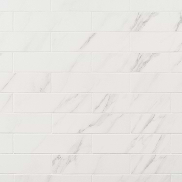 Amalfi Statuario White 3x12 Matte Ceramic Subway Tile