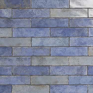Kalay Blue 3x12 Glossy Ceramic Tile - Sample