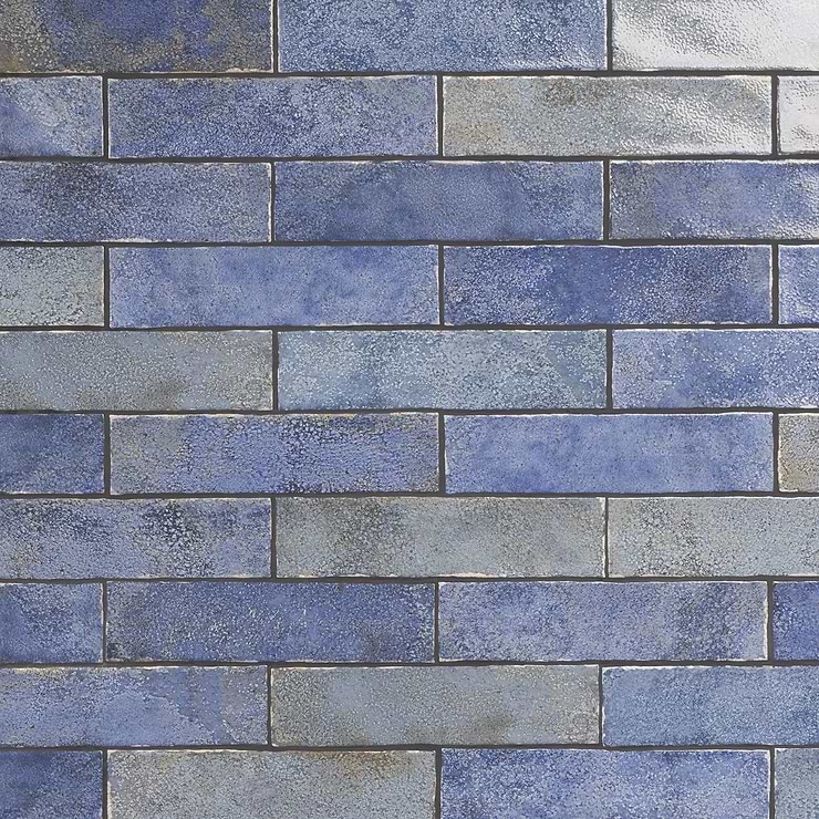 Kalay Blue 3x12 Glossy Ceramic Wall Tile