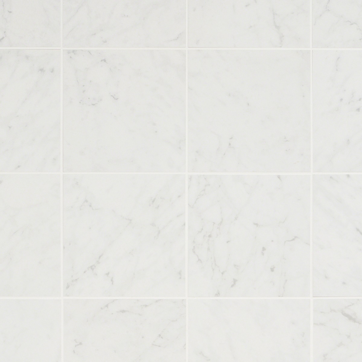 Marble Tech Bianco Gioia 6x6 Matte Marble Look Porcelain Tile