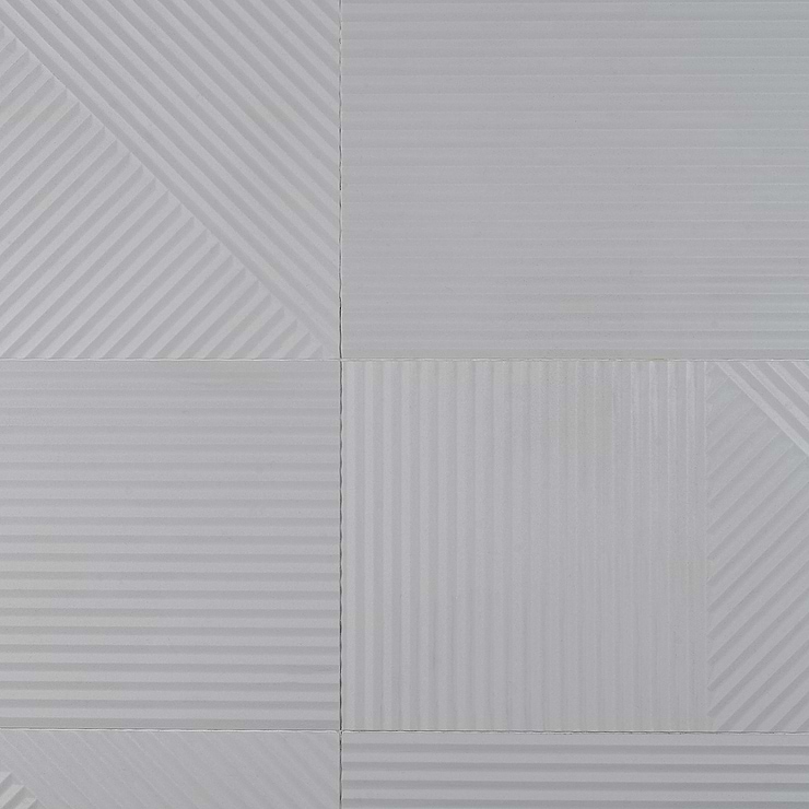 Renzo Grigio Gray 3D Matte Porcelain 12x24 Tile