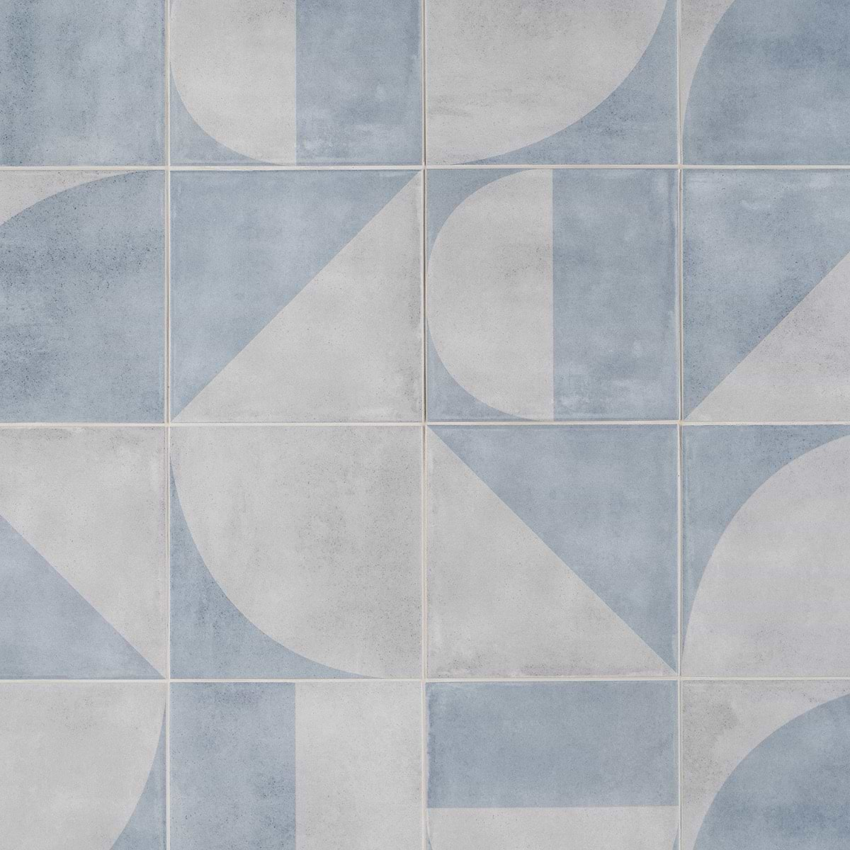 Brando Blue 8x8 Matte Porcelain Tile | Tilebar.com