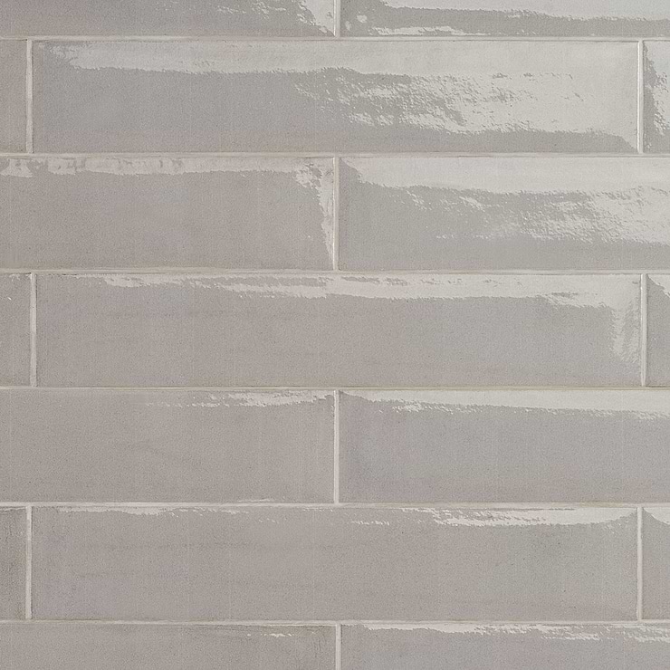 Paint Grigio 3x16 Glossy Porcelain Subway Tile for Wall