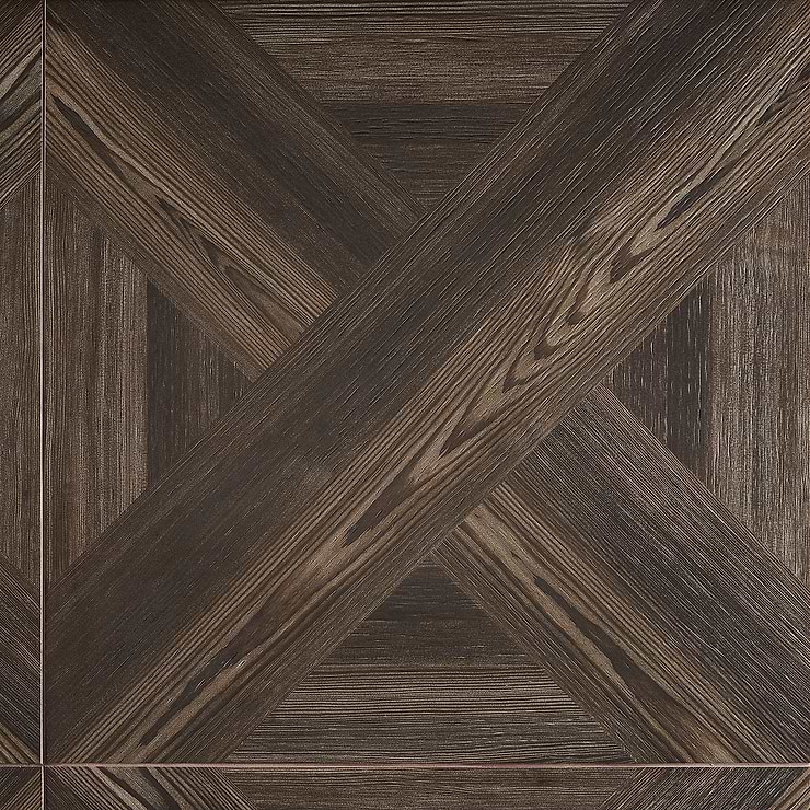 Barberry Decor Tabacco 24x24 Matte  Wood Look Porcelain Floor and Wall Tile