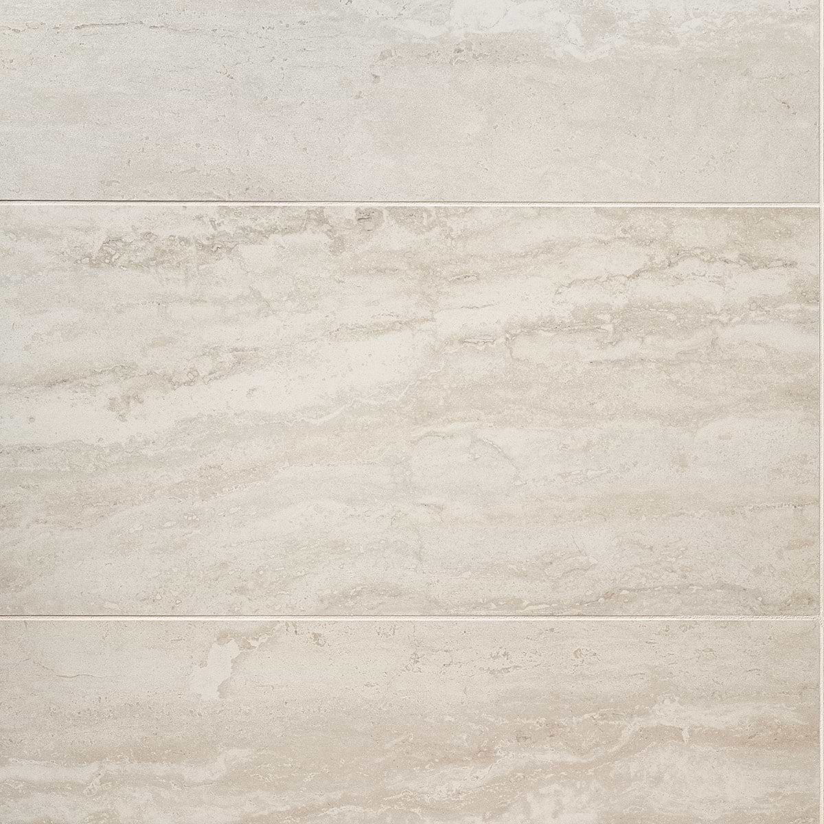 Basic Travertine Cream 12x24 Matte Porcelain Tile | Tilebar.com