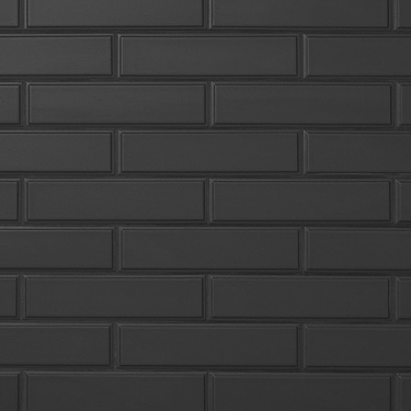 Eastside Beveled Caffe Gray 2x9 Matte Ceramic Subway Tile