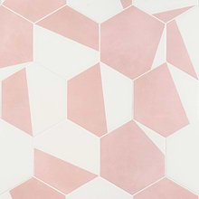 HexArt Pop Rose 8" Hexagon Matte Porcelain Tile