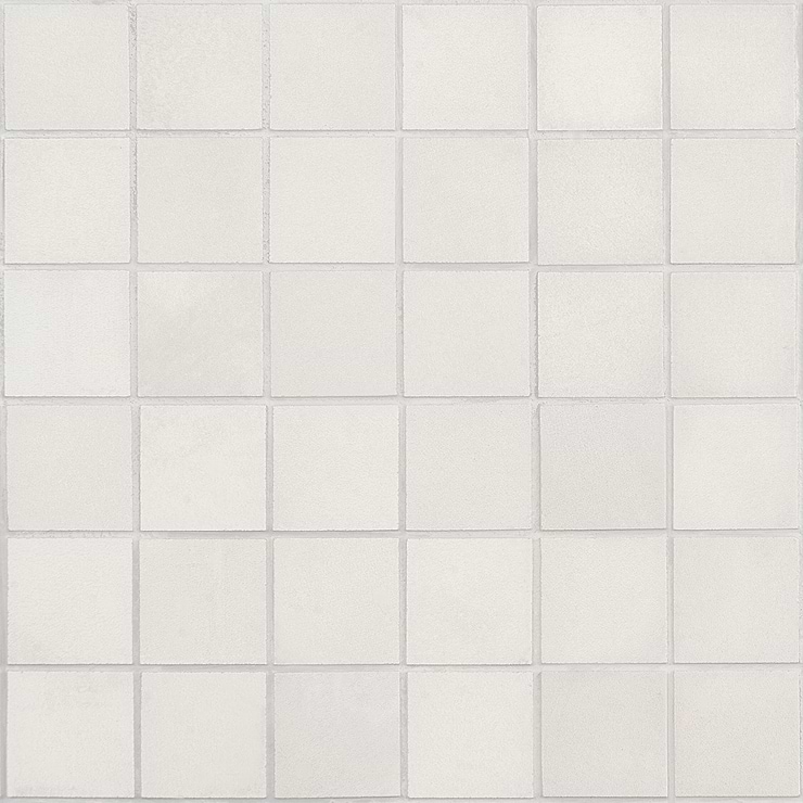 Clay Calm White 2x2 Matte Porcelain Mosaic Tile