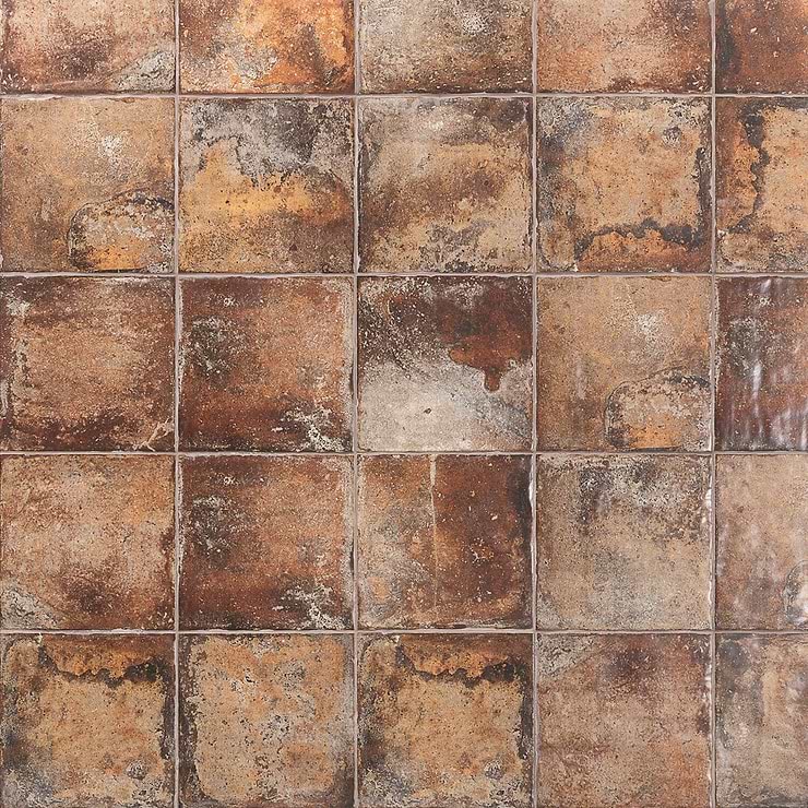 Angela Harris Dunmore Cotto 8x8 Ceramic Floor Tile
