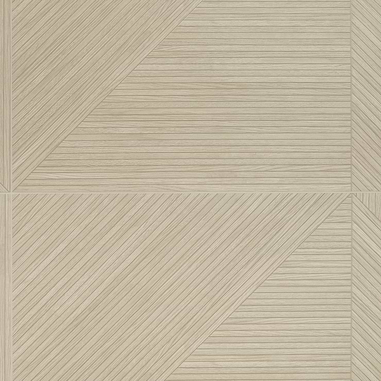 Enso Oak 24x48 Ribbed Matte Porcelain Wood Look Tile