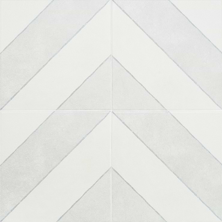 Auteur Diagonals Ash 9x9 Porcelain Tile 